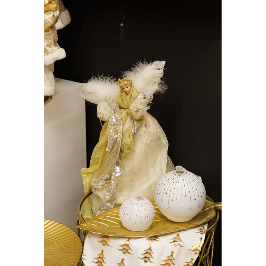 Décoration de Noël 41 cm ange doré