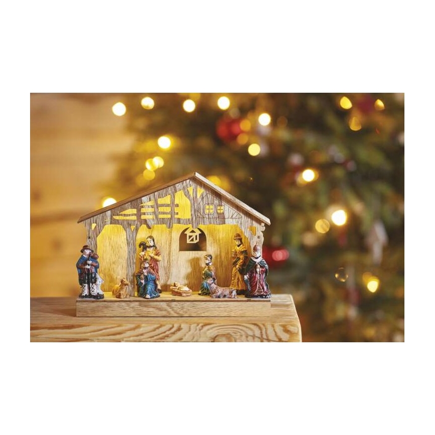 Décoration de noël 5xLED/3xAA