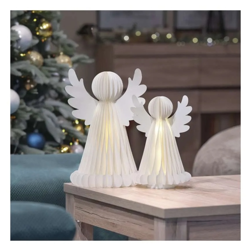 Décoration de Noël à LED 20xLED/6xAA — Anges