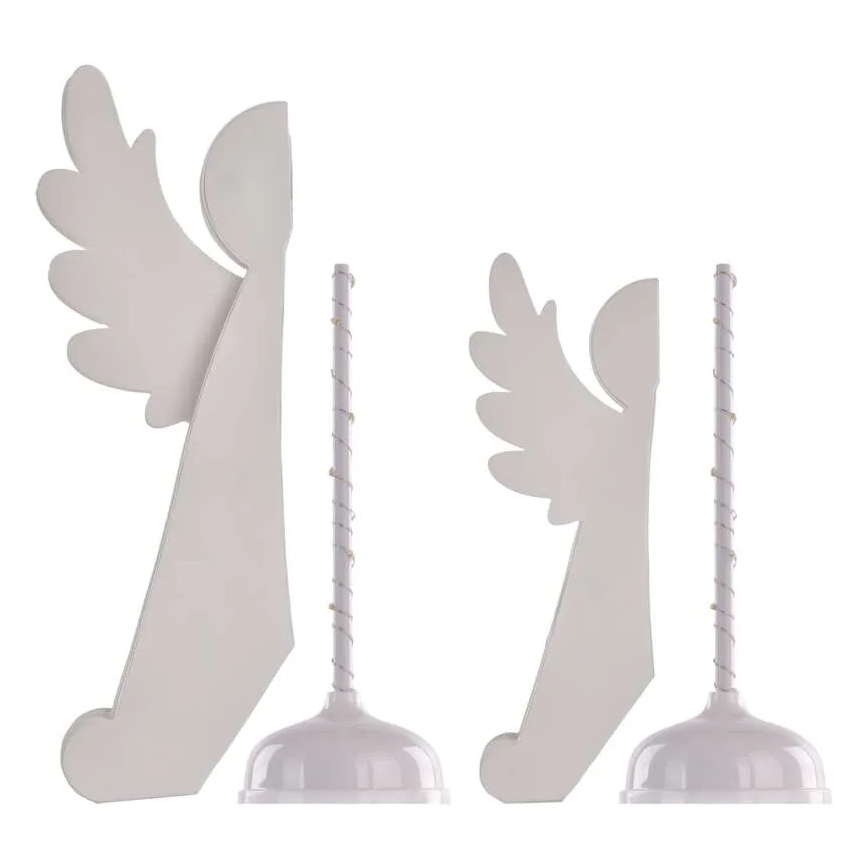 Décoration de Noël à LED 20xLED/6xAA — Anges