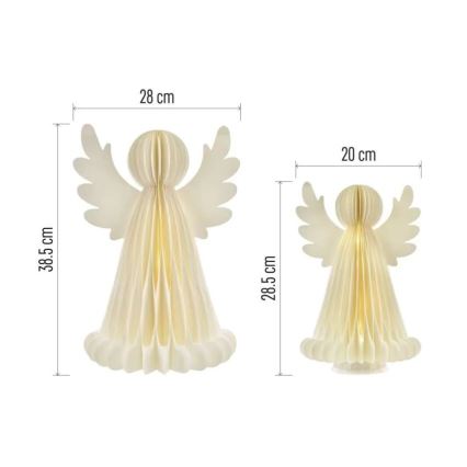 Décoration de Noël à LED 20xLED/6xAA — Anges