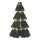 Décoration de Noël à LED — sapin, 35 LED, alimentation 2xAA