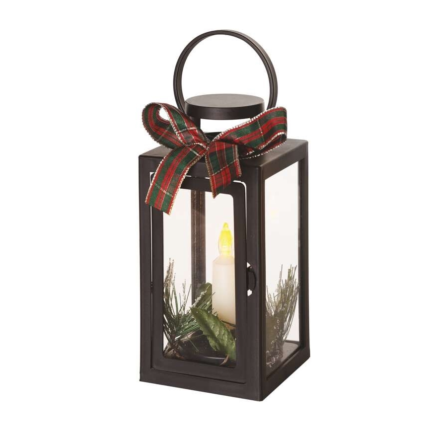 Décoration de noël d'extérieur 1xLED/3xAAA noire