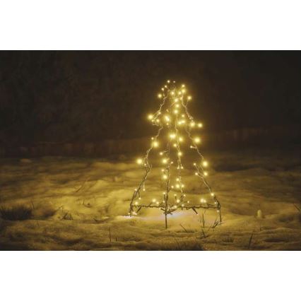 Décoration de noël d'extérieur 90xLED/1,2W/230V IP44 sapin