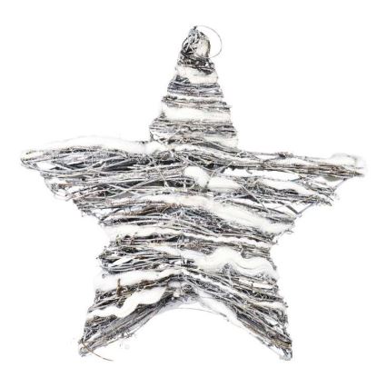 Décoration de Noël d'intérieur STAR IP20 rotin Etoile 30xLED/3W/4,5V
