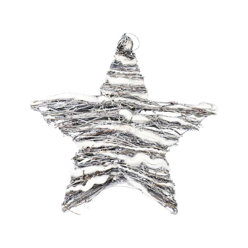 Décoration de Noël d'intérieur STAR IP20 rotin Etoile 30xLED/3W/4,5V