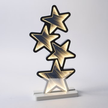 Décoration de Noël extérieure à LED, étoiles — LED/3,6W/230V IP44, blanc chaud