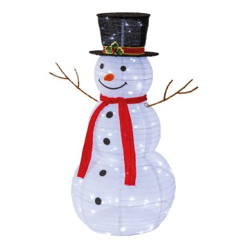 Décoration de Noël extérieure LED/1,4W/230V 90 cm IP44 bonhomme de neige