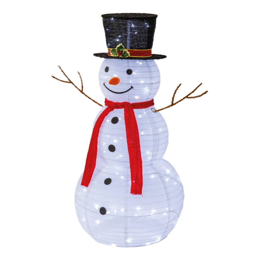 Décoration de Noël extérieure LED/1,4W/230V 90 cm IP44 bonhomme de neige