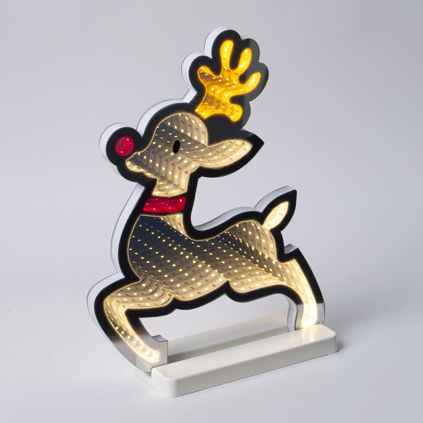 Décoration de Noël extérieure LED/3,6 W/230 V IP44, blanc chaud — renne