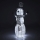 Décoration de Noël extérieure LED/3,6W/230V/blanc froid 75 cm IP44 bonhomme de neige