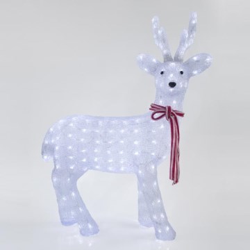 Décoration de Noël extérieure LED/6W/230V IP44 blanc froid renne
