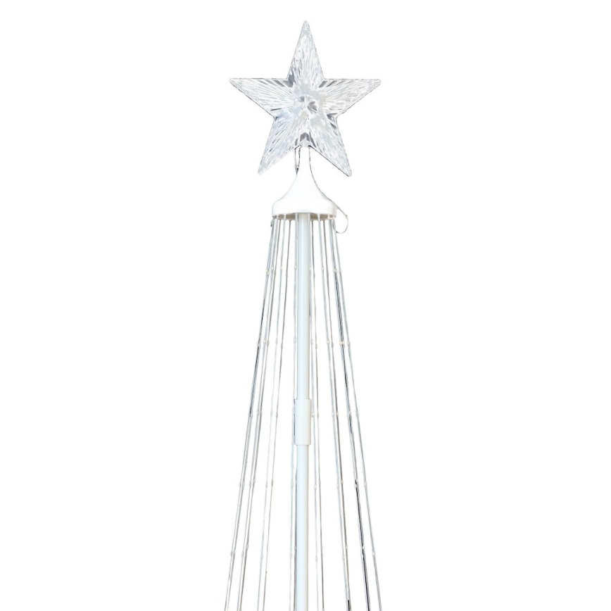 Décoration de Noël d'extérieur LED RGBW dimmable LED/4W/230V 180 cm IP44 sapin + télécommande