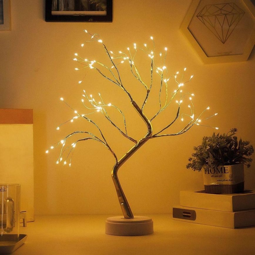 Décoration de Noël LED 102xLED/3xAA blanc chaud Lumimania