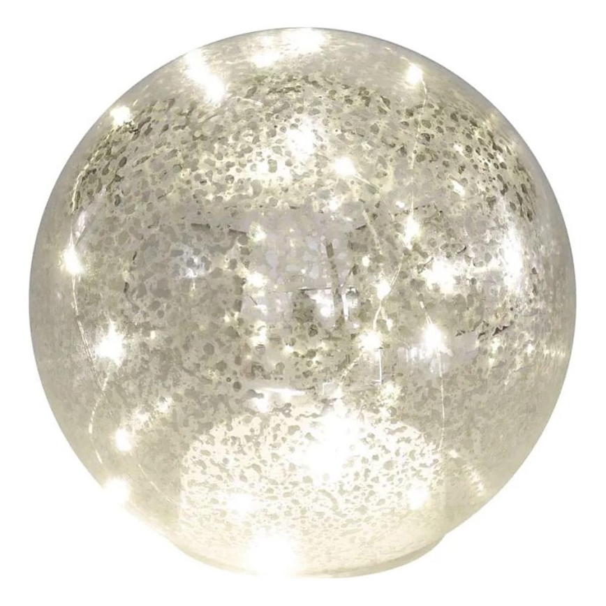 Décoration de Noël LED 20 LED/3xAA, boule Ø 15 cm