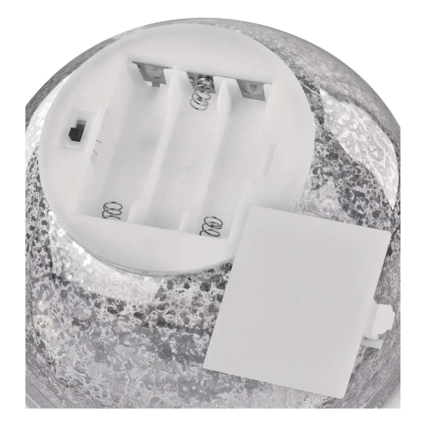 Décoration de Noël LED 20 LED/3xAA, boule Ø 15 cm