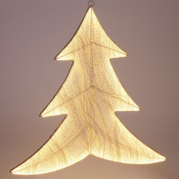 Décoration de Noël LED 260xLED/6W/230V 56 cm blanc chaud sapin/doré