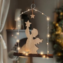 Décoration de Noël LED/2xAA ange