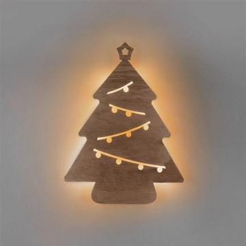 Décoration de Noël LED/2xAA arbre