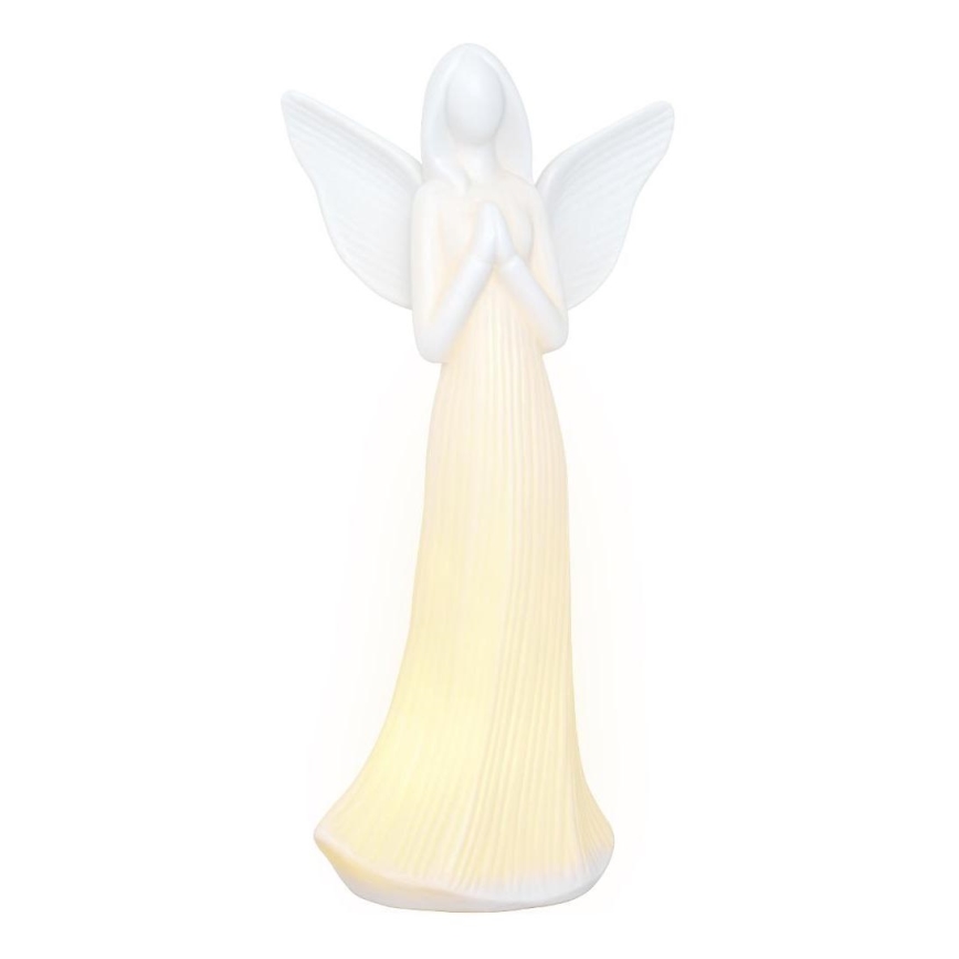 Décoration de Noël LED/2xLR44/blanc chaud ange