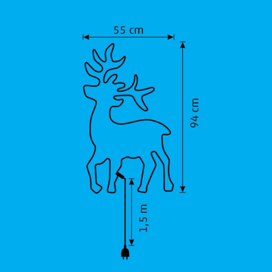 Décoration de Noël LED d'extérieur/50W/230V IP44