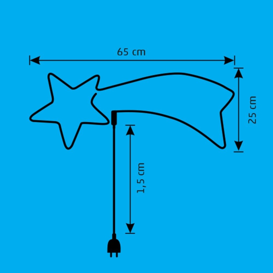 Décoration de Noël LED extérieure LED/10W/230V IP44