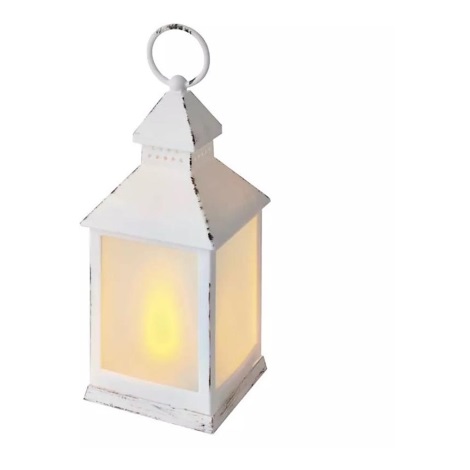 Décoration de Noël LED LED/0,7W/3xAAA lanterne blanc