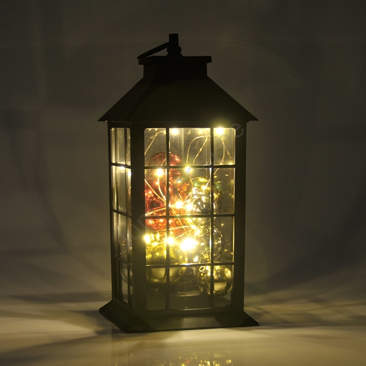 Décoration de Noël LED solaire d'extérieur LED/3xAAA IP44 lanterne