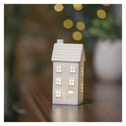 Décoration de Noël LED — maison (CR2032)