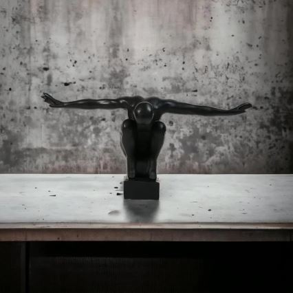 Décoration de table 25x41x20 cm résine/noir