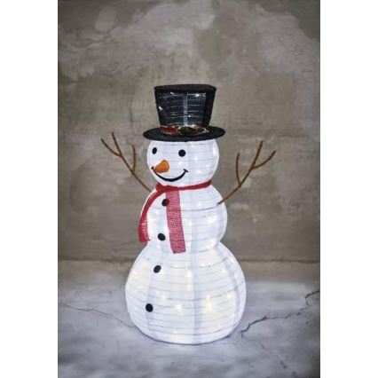 Décoration LED d'extérieur pour Noël — bonhomme de neige 90 cm, 80xLED/2,25W/4,5/230V IP44
