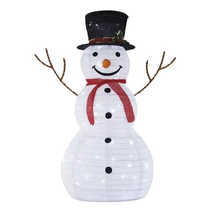 Décoration LED d'extérieur pour Noël — bonhomme de neige 90 cm, 80xLED/2,25W/4,5/230V IP44