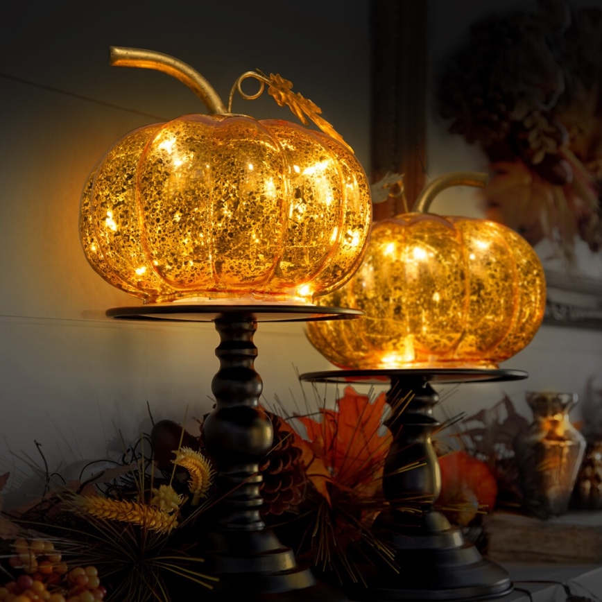 Décoration LED HALLOWEEN LED/2xAA citrouille