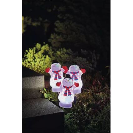 Décoration LED RGB de Noël extérieure LED/5W/5/230V IP44