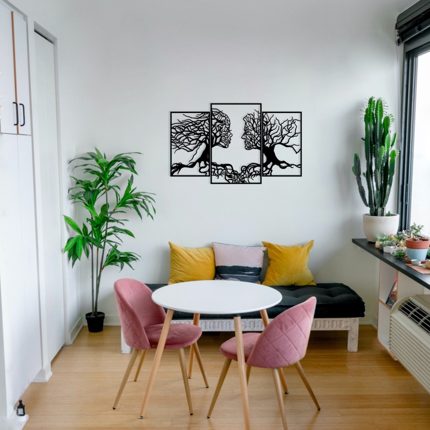 Décoration murale 116x71 cm Arbre de la vie métal