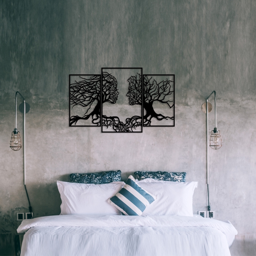 Décoration murale 116x71 cm Arbre de la vie métal