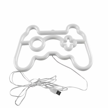 Décoration murale néon GAME LED/3W/3xAA USB bleu