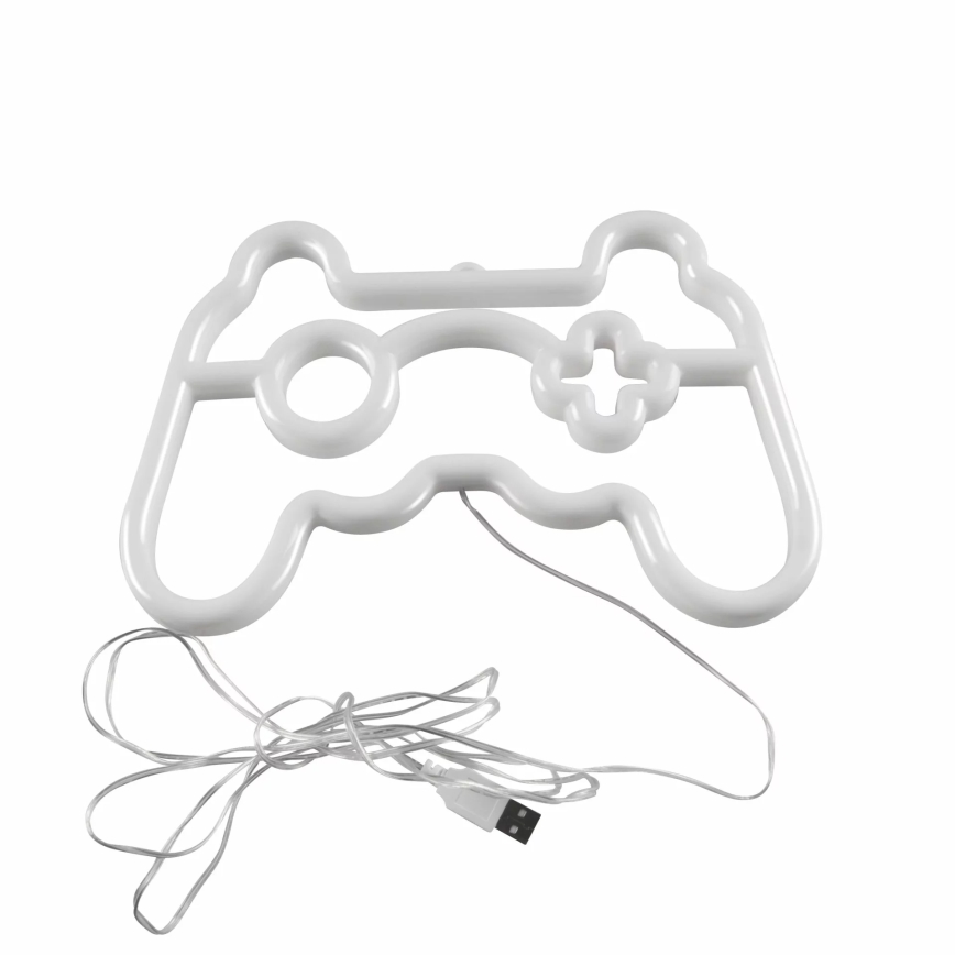 Décoration murale néon GAME LED/3W/3xAA USB bleu