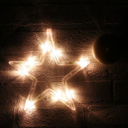 Décoration pour la fenêtre 8xLED/3xAA