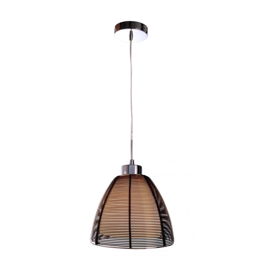 Deko-Light 342026 - Hanglamp aan een koord FILO 1xE27/60W/230V diameter 19 cm zwart