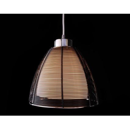 Deko-Light 342026 - Hanglamp aan een koord FILO 1xE27/60W/230V diameter 19 cm zwart