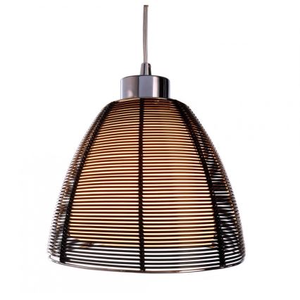 Deko-Light 342026 - Hanglamp aan een koord FILO 1xE27/60W/230V diameter 19 cm zwart