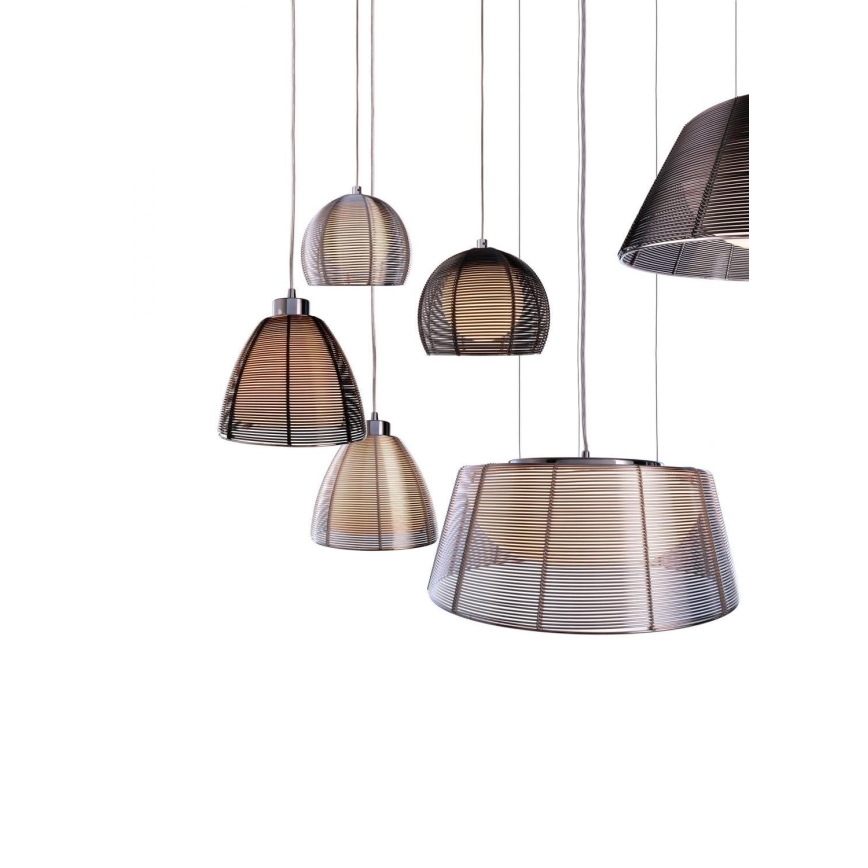 Deko-Light 342026 - Hanglamp aan een koord FILO 1xE27/60W/230V diameter 19 cm zwart