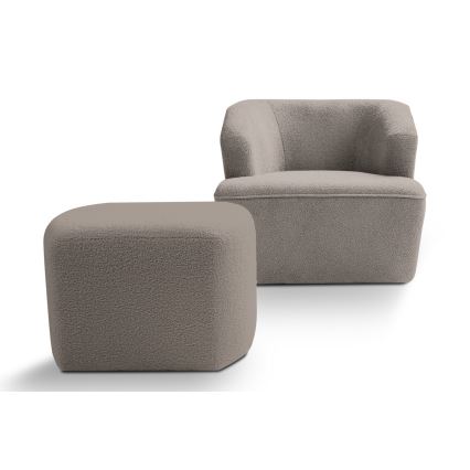 Design kruk ESTRELA 43x63 cm beige