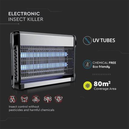 Désinsectiseur électrique 2x10W/230V 80 m²