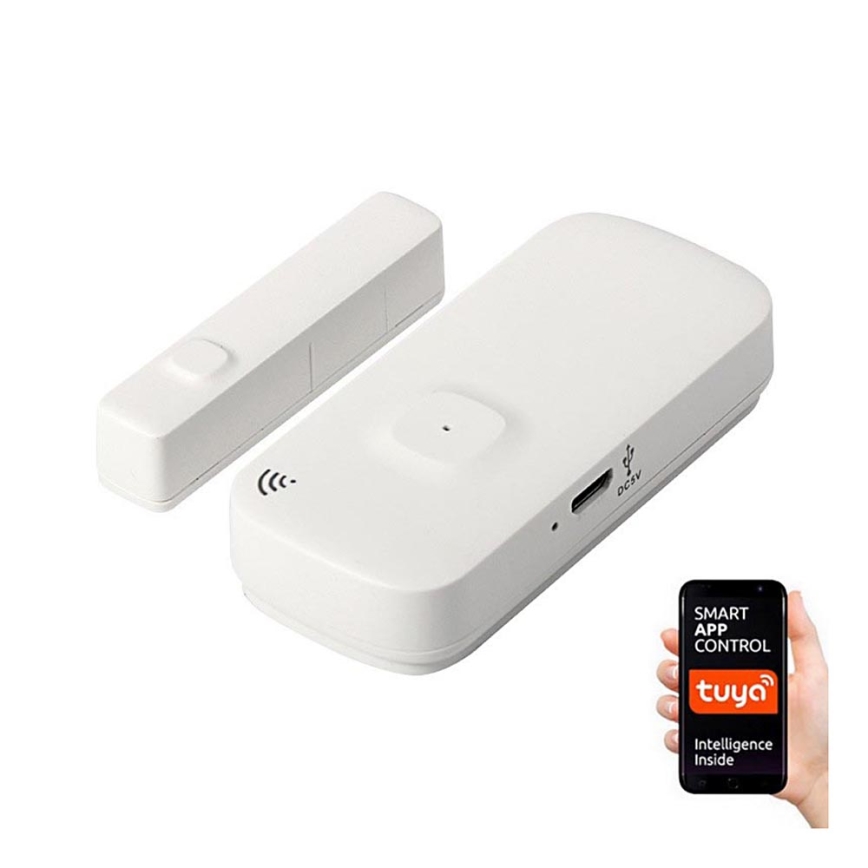 Détecteur de fenêtre et de porte connecté 3,7V Wi-Fi Tuya