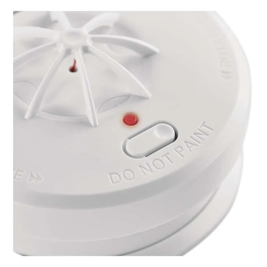 Détecteur de fumée alimenté par 1 pile 9 V