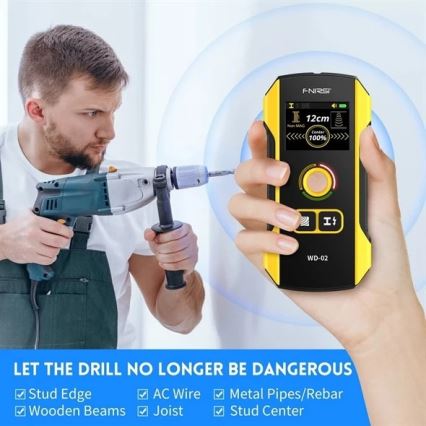 Détecteur de métaux, de tension et d'inhomogénéités — 300 mAh, 5 V