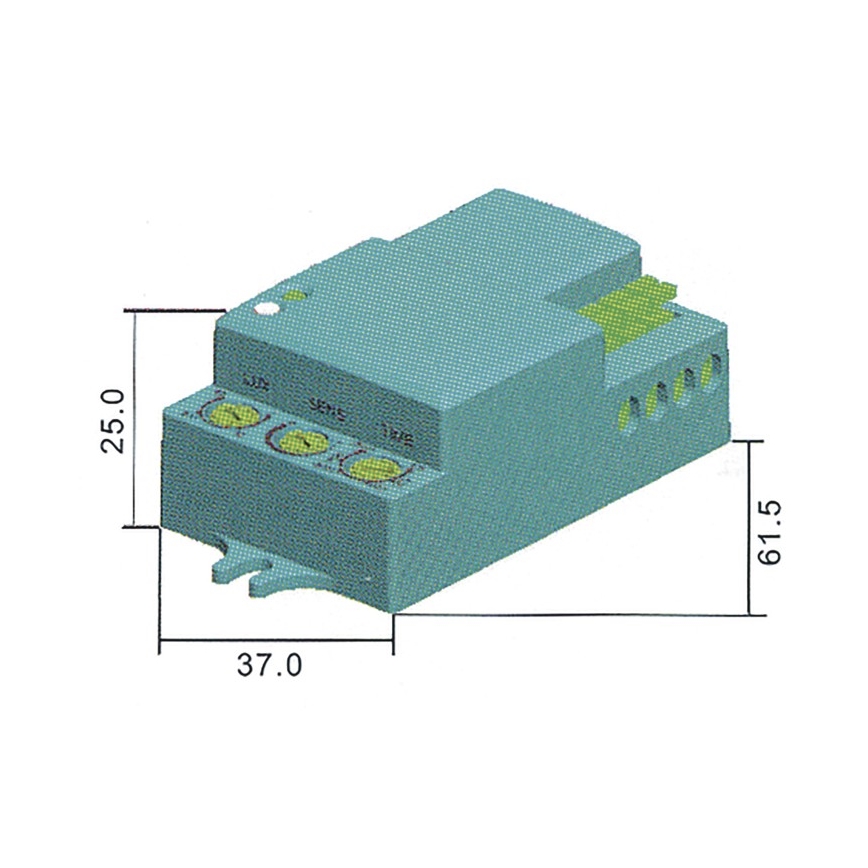 Détecteur de mouvement à micro-ondes MW B 360° 1200W/230V blanc