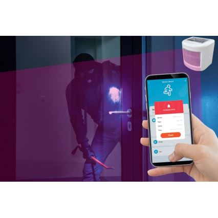 Détecteur de mouvement connecté 3xAAA Wi-Fi Tuya